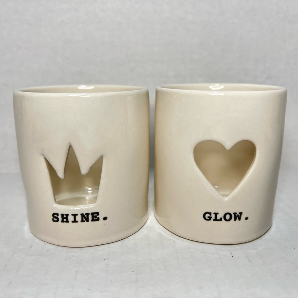 Rae Dunn Shine & Glow Votive Candle Holders